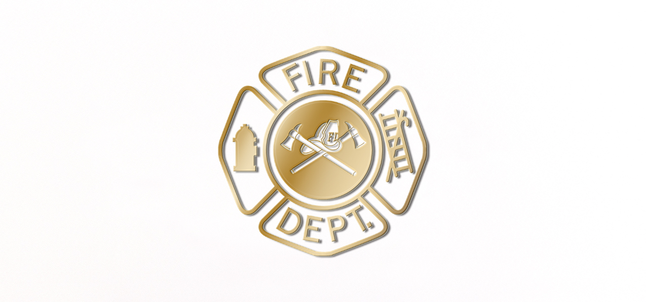 Fire Department White Faux